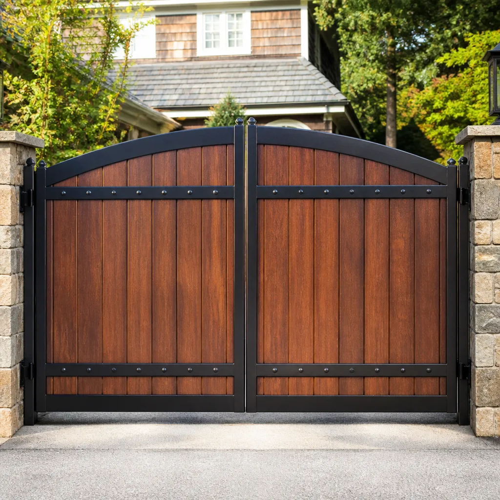 Wood & steel frame